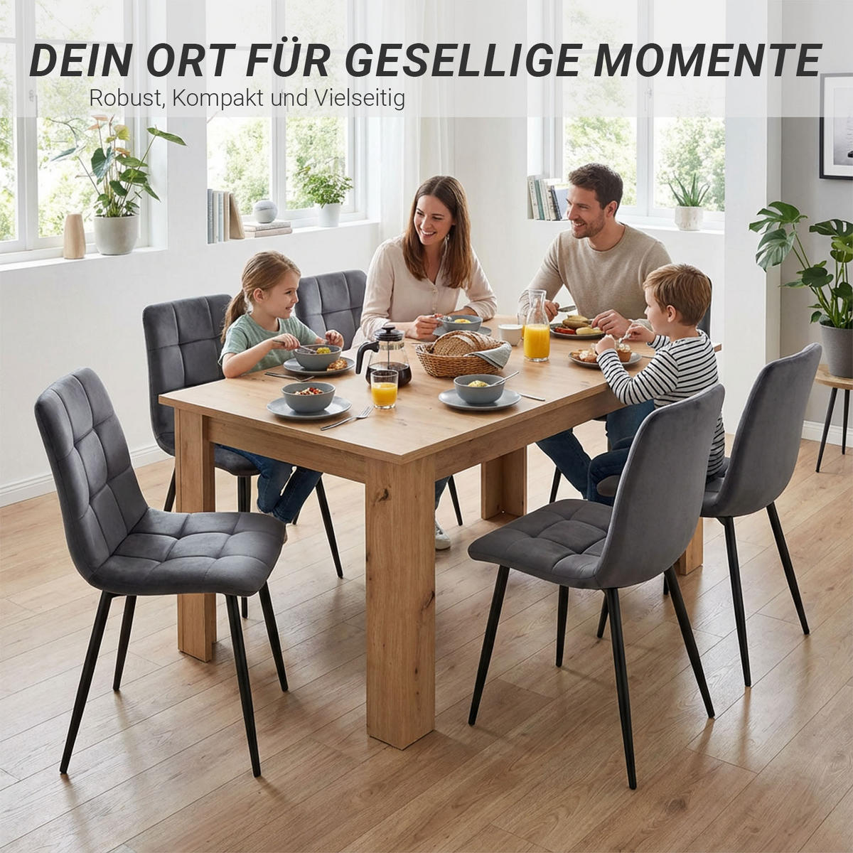 ESSTISCH in Naturholz 120-160/80/76 cm ausziehbar - Naturfarben, Holz (80/120/75cm) - Homestyle4u