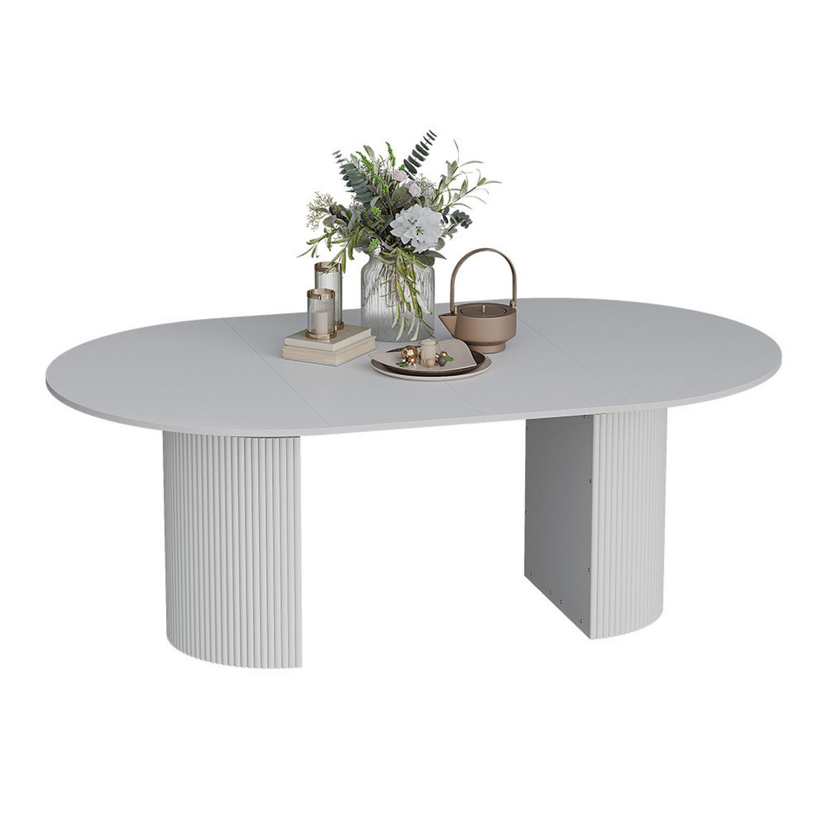 JÍDELNÍ STŮL Calero Bílá - bílá, kompozitní dřevo (60/120/76cm) - Vicco