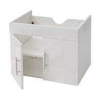 WASCHBECKENUNTERSCHRANK Weiß - Weiß, Holzwerkstoff (59/48/46cm) - MCW