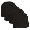 SITZKISSEN AZARA 4ER-SET - Schwarz, Textil (44/44/2cm) - IDIMEX