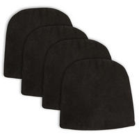 SITZKISSEN AZARA 4ER-SET - Schwarz, Textil (44/44/2cm) - IDIMEX