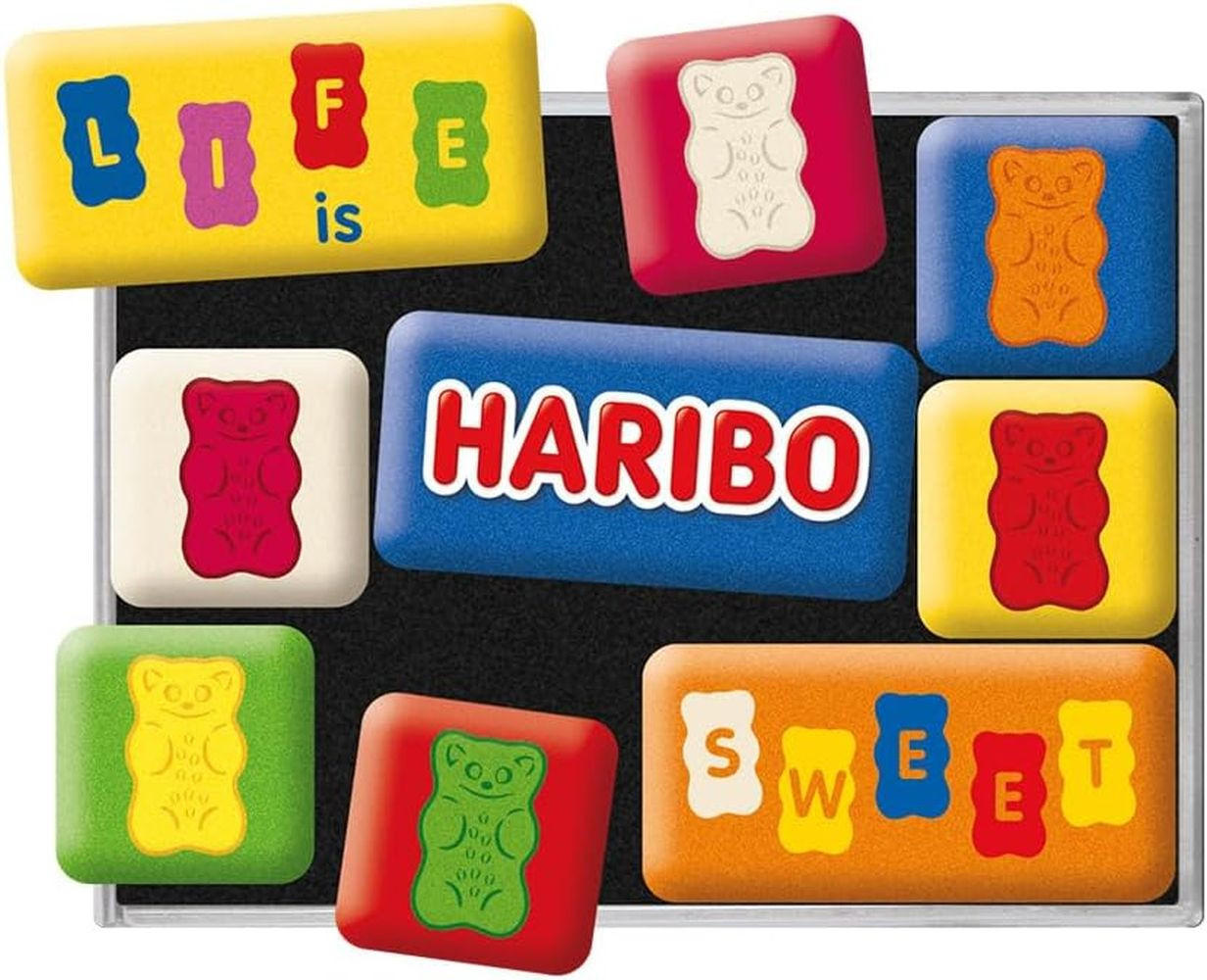 MAGNETSET 9-teilig HARIBO Life is sweet - Multicolor, Metall (9/7/2cm) - Nostalgic-Art