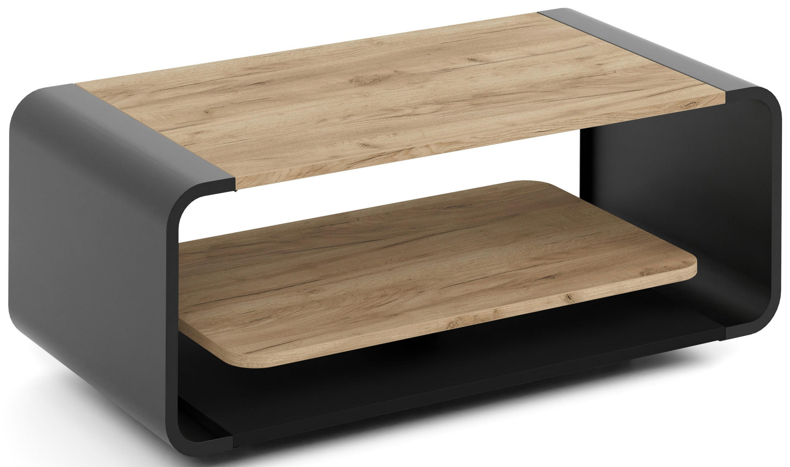 WFL Group Couchtisch Eiche Wotan 100x41x50 cm
