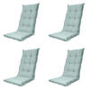 GARTENSTUHLKISSEN Naples 123/50 cm 4er-Set - Blau, Textil (50/7/123cm) - Madison