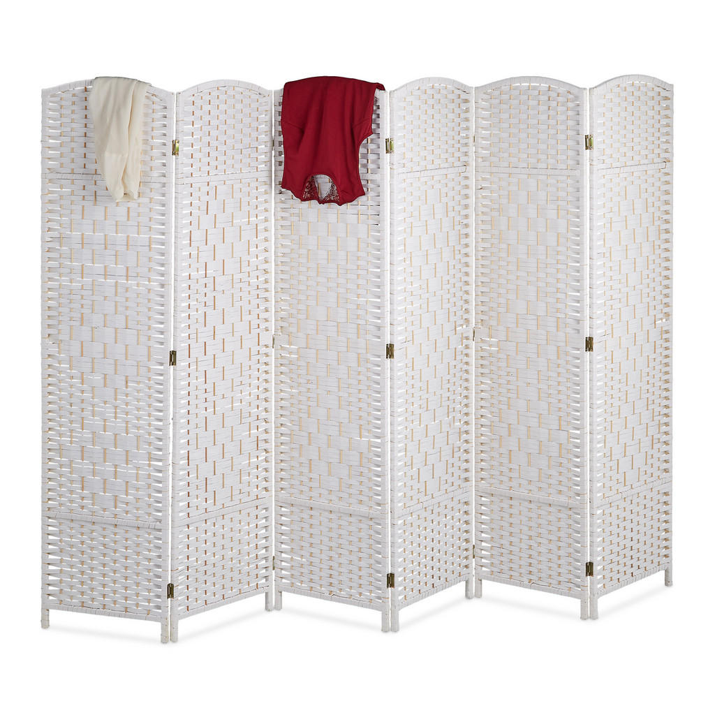 PARAVAN Alb 6-piese 170x240 cm