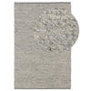 WOLLTEPPICH Lana Grau 80x150 cm - Grau, Textil (80/150cm) - benuta Pure