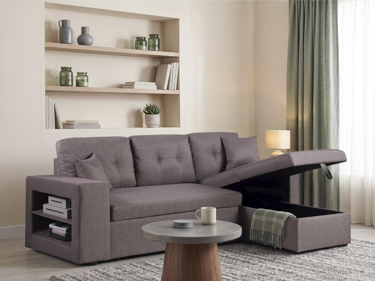 ECKSOFA axel Taupe - Taupe, Textil (146/233cm) - Habitat Garten