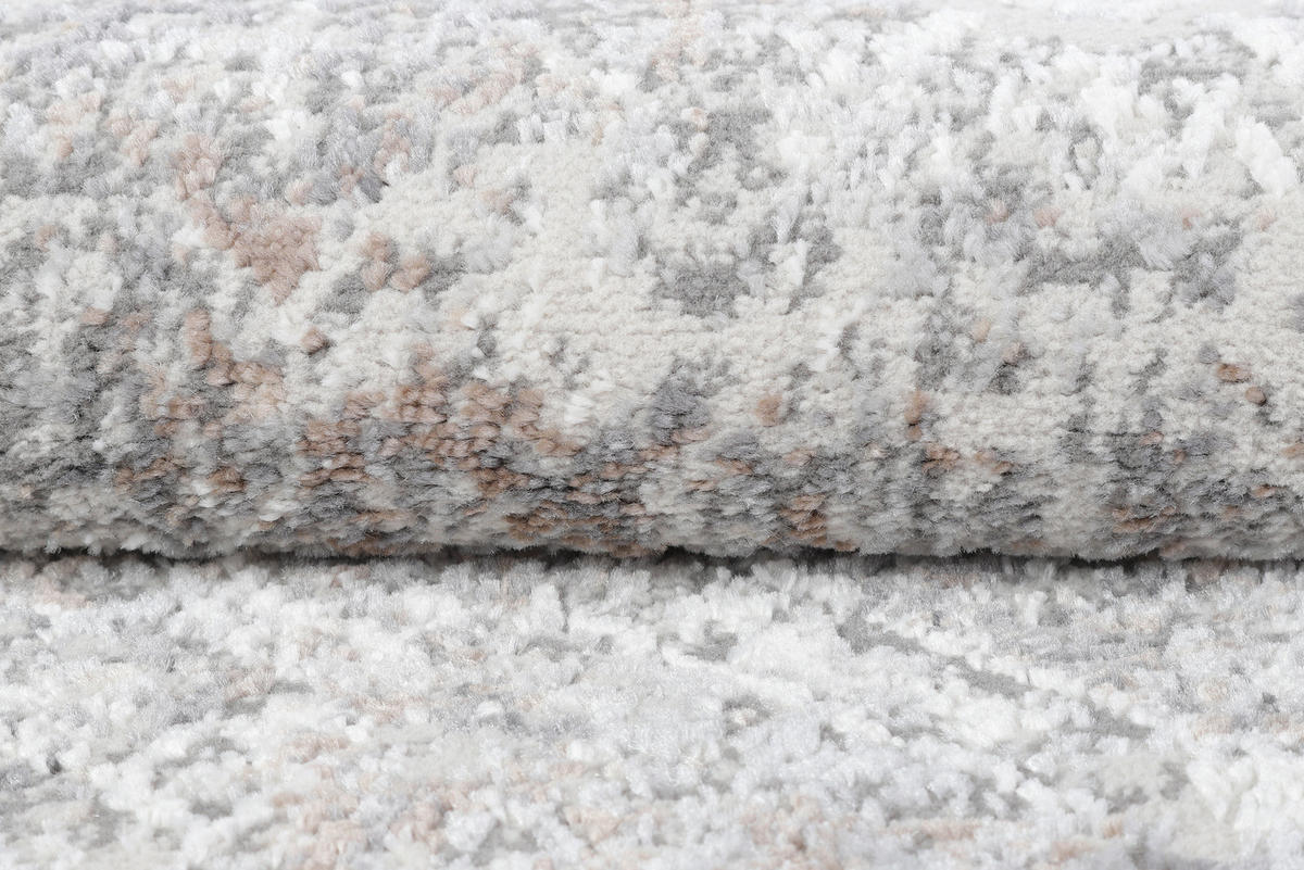 TEPPICHLÄUFER VALLEY hellgrau vintage 120/200 cm - Hellgrau, Textil (120/200cm) - Tapiso
