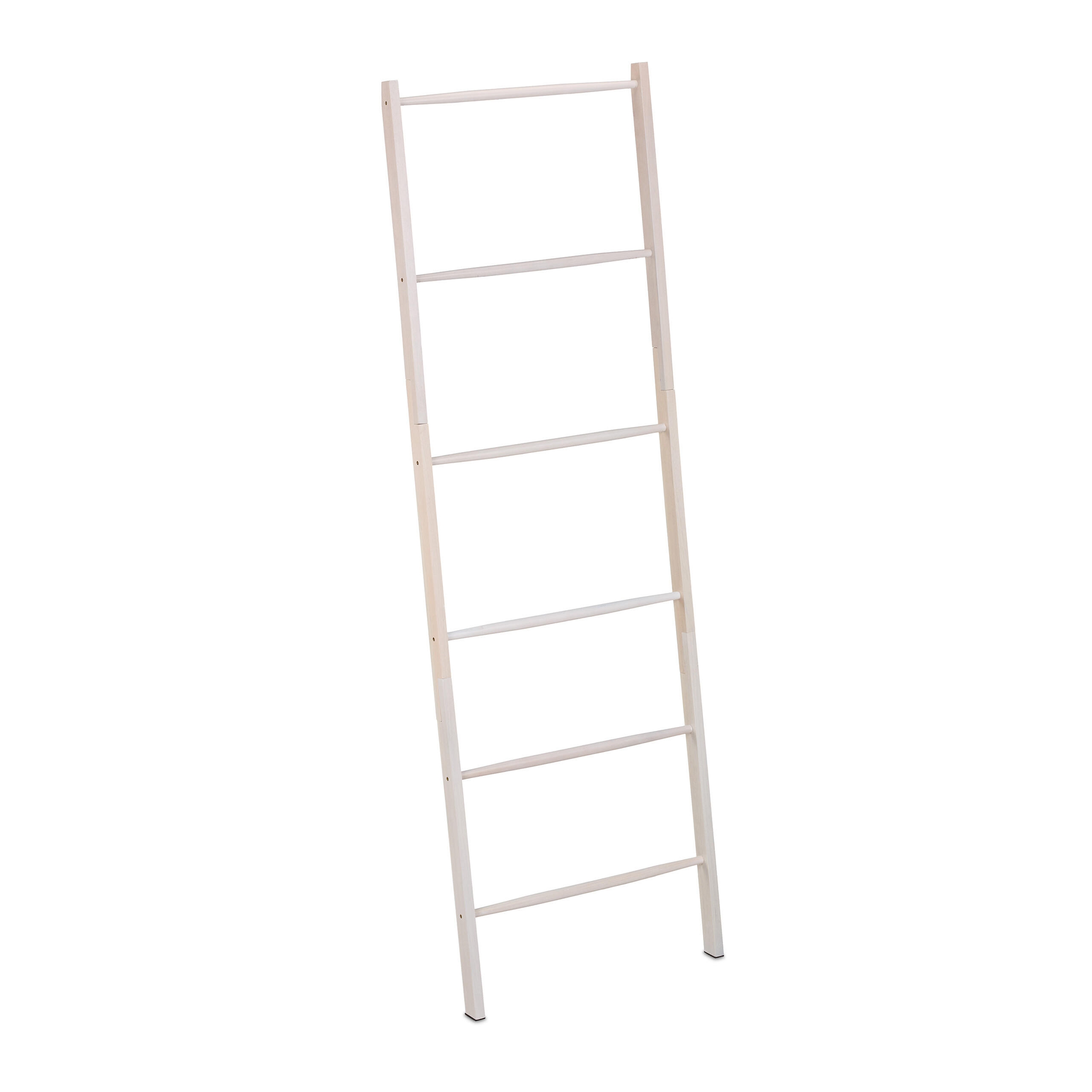 HANDDUKSSTEGE Vit valnötsträ 6 steg 170 cm 170/55/4 cm
