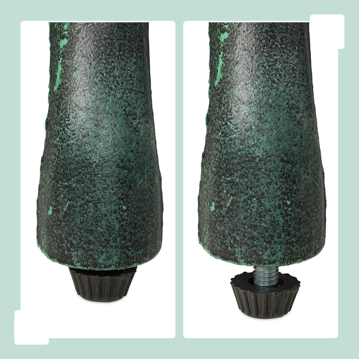 GARTENBANK - Multicolor, Metall (99/79/56cm) - Relaxdays