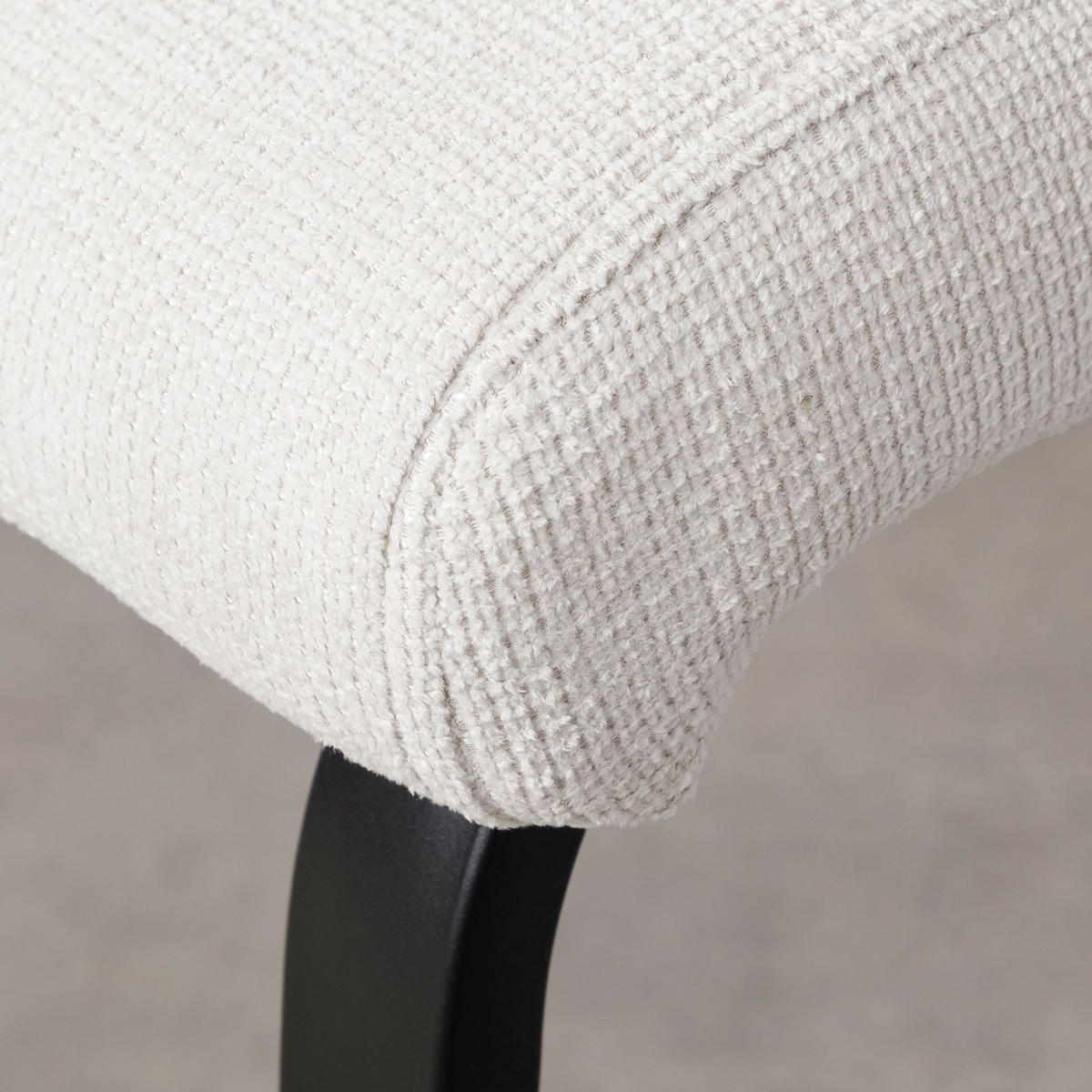 ESSZIMMERBANK VILAS - Creme, Textil/Metall (135/87/56cm) - IDIMEX