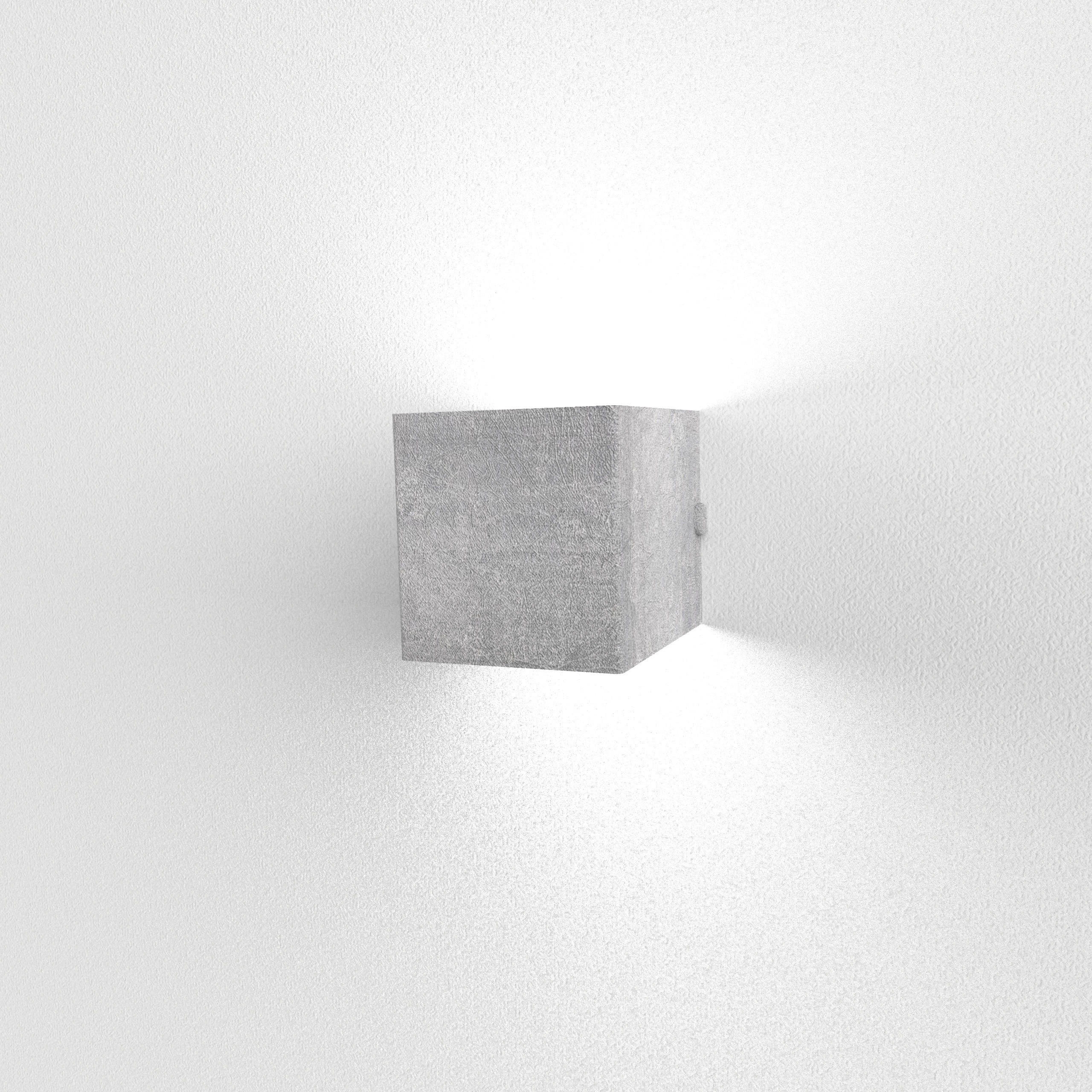Lumicom Wandleuchte Silber 10x10x10 cm