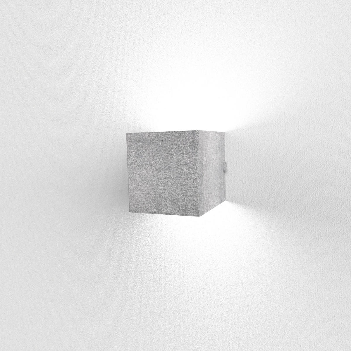 WANDLEUCHTE - Silberfarben, Metall (10/10/10cm) - Lumicom