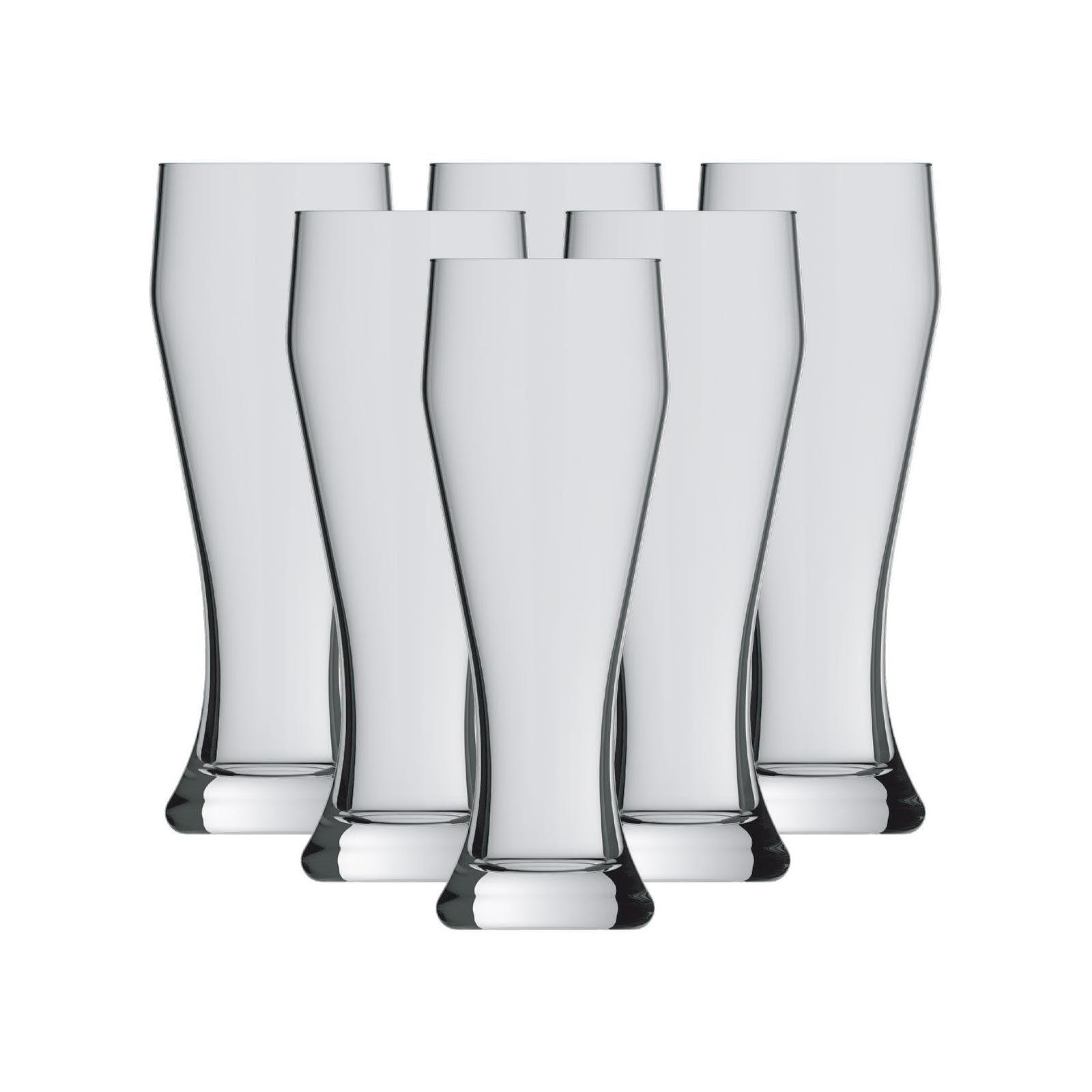 WEIZENBIERGLÄSER Ranft transparent 0,3 l 6er Set - Transparent, Glas (0.3L) - Pasabahce