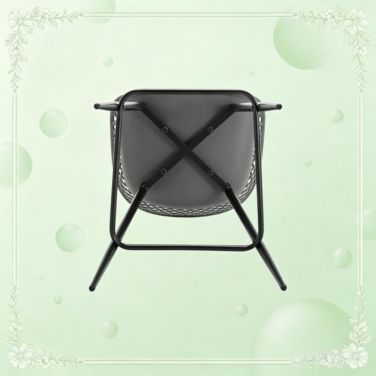 BARHOCKER DE-36183 2er Set mit PP-Sitz Grau - Grau, Metall (47/84.5/48.5cm) - ComfortXL