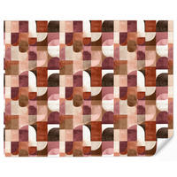 TAPETE - Geometrie - Modern - Retro - 350x280 cm - Multicolor, Papier (350/280cm) - OnlyWow