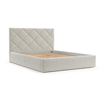 POLSTERBETT Torno 180/200 cm Beige im Inari Stoff - Beige/Schwarz, Holz/Holzwerkstoff (180/200cm) - AltaBeds