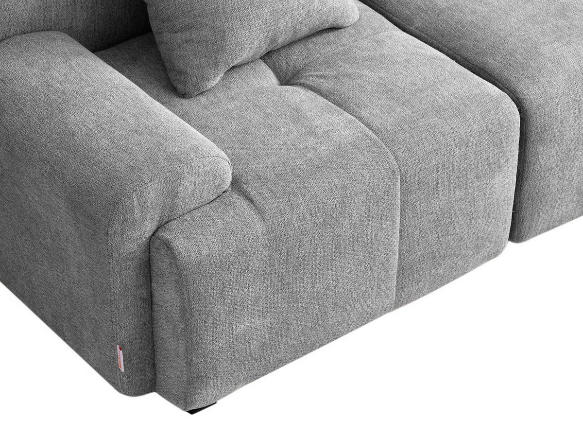2-SITZER-SOFA Chenille Mineralgrau - Grau, Textil (180/73/95cm) - MILYsofa
