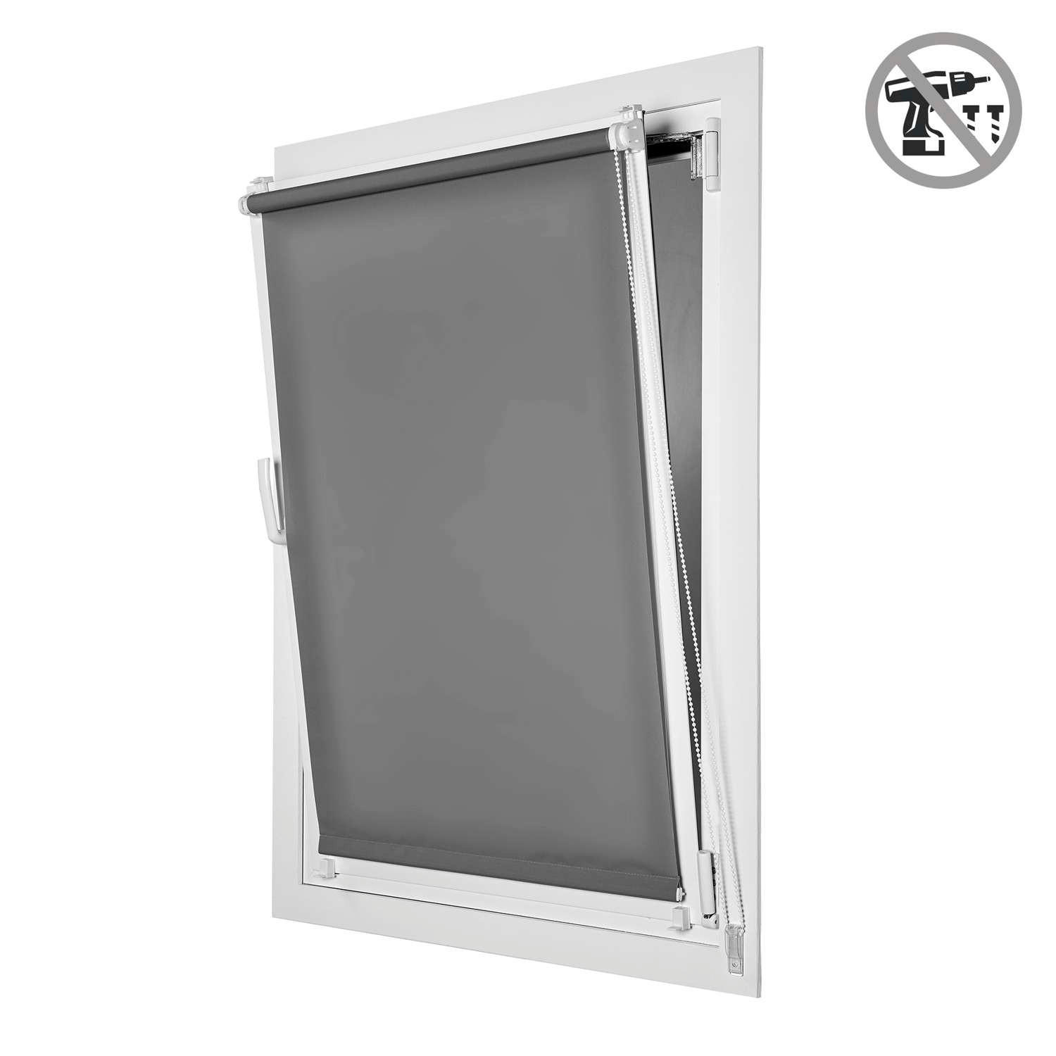 Storesdeco Rollo Grau 75x180 cm