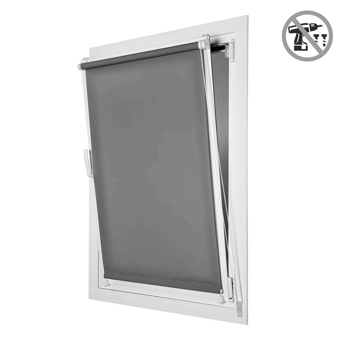 ROLLO Grau, 120 cm x 180 cm - Grau, Kunststoff (120/180cm) - STORESDECO