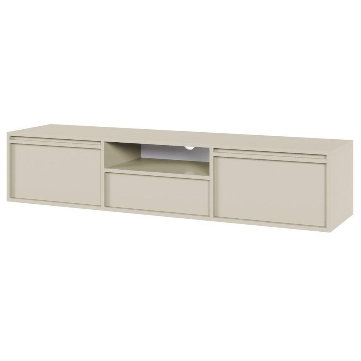 TV-HÄNGEBOARD Evo Graubeige 154 cm - Greige, Holzwerkstoff (154/32.4/39cm) - Selsey