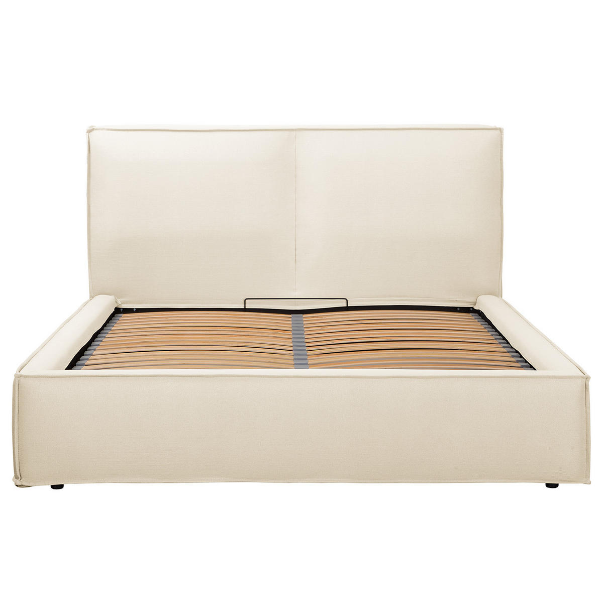 POLSTERBETT - Creme, Textil (140/200cm) - home24