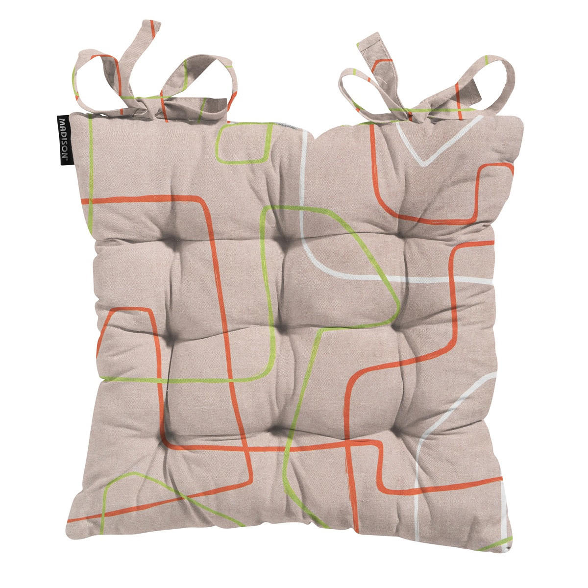 SITZKISSEN Joah 46/46 cm 4er-Set - Rot, Textil (46/8/46cm) - Madison