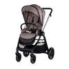 KOMBIKINDERWAGEN Marbella 3 in 1 beige Fußabdeckung Einlage i-Size Babyschale - Beige, Metall (90/63/108cm) - Chipolino