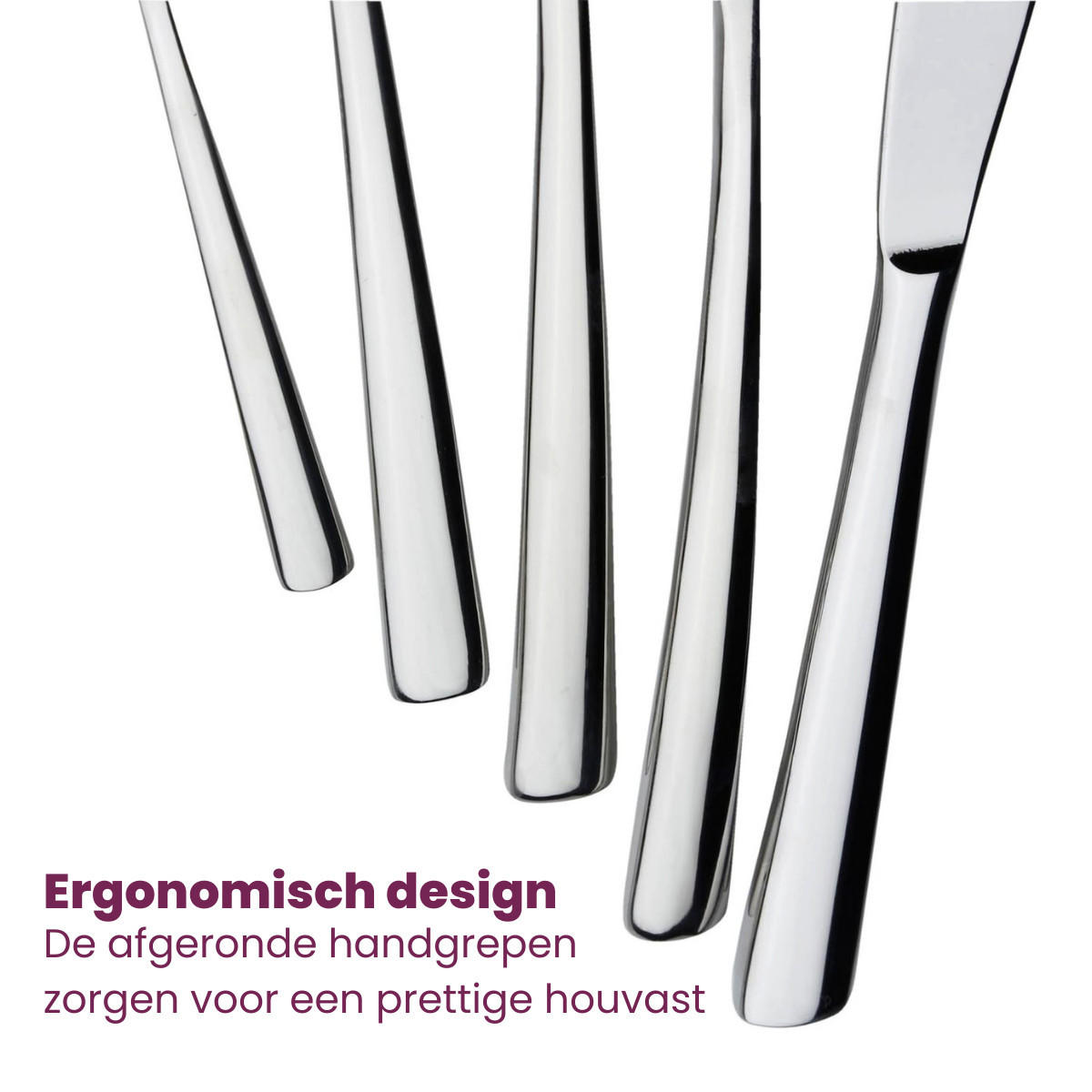 TAFELBESTECK Piemont silber 24-tlg. - Silberfarben, Metall - Villeroy & Boch