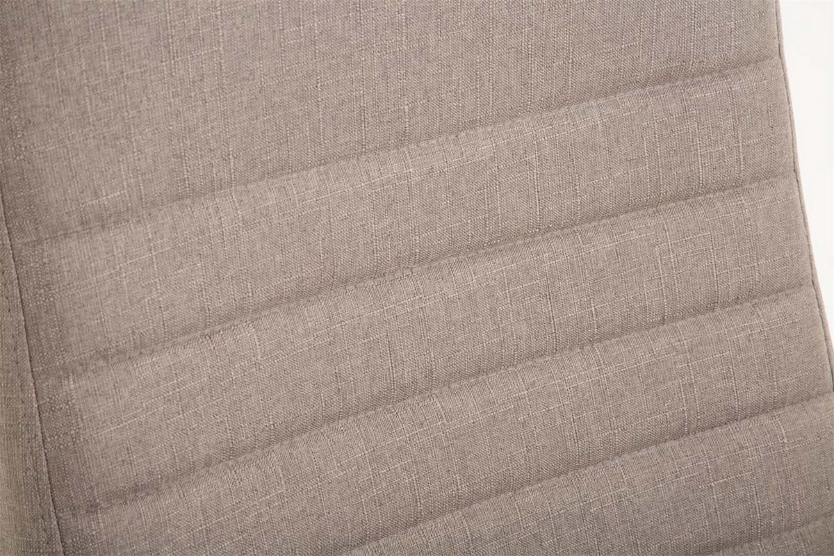 BÜROSTUHL Vallon, Stoff Taupe - Taupe, Textil/Metall (60/118/68cm) - TPFLiving