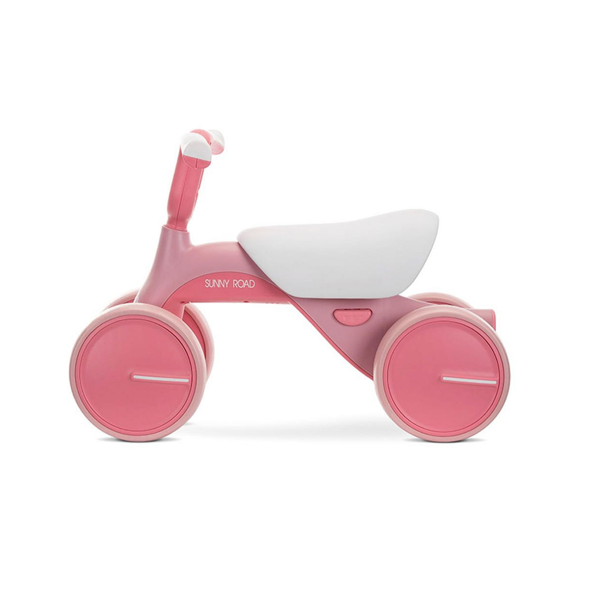 RUTSCHER Sunny Road rosa Musik, Licht, EVA-Reifen, Sitz verstellbar - Rosa, Metall (55/18/32cm) - Lorelli