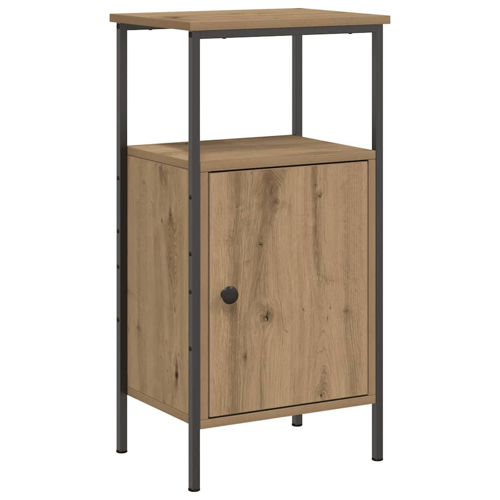 NACHTTISCH Artisan-Eiche 41/31/80 Cm Holzwerkstoff - Braun, Holzwerkstoff (31/80/41cm) - vidaXL