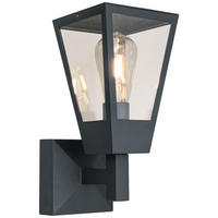 AUSSENWANDLEUCHTE Westcliff Anthrazit/Transparent 19,9/14/32 cm - Multicolor, Metall (14/32/19.9cm) - Brilliant