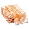 GESCHIRRTÜCHER, 5er-Set, 50x70 cm, 100% Baumwolle, Orange - Orange, Textil (50/70cm) - Zollner