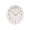 WANDUHR Weiß 5.4/60/60 cm - Weiß, Holz (60/60/5.4cm) - Karlsson
