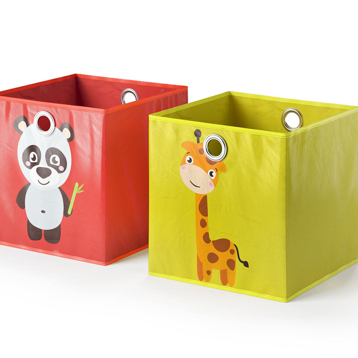 FALTBOX 30 x 30 Rot/Gelb 30 x 30 cm 2er Set - Gelb/Rot, Wellpappe (30/30cm) - Vicco