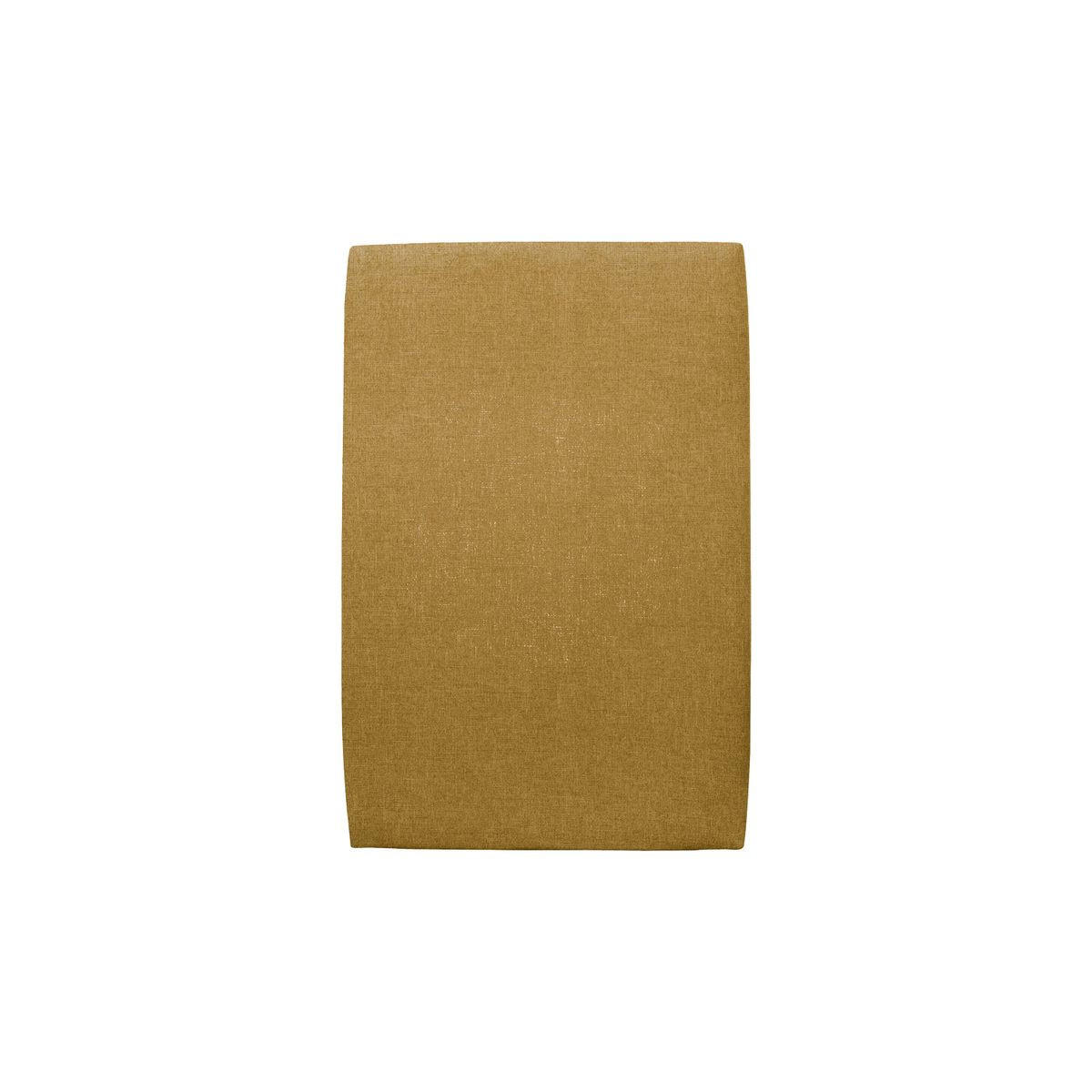 KOPFTEIL gepolstertes – gelber Natté-Stoff - 90 cm - Gelb/Beige, Karton/Holz (90/120/10cm) - Sommeil de Plomb