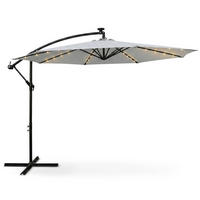 SONNENSCHRIM Grau 245/300 cm - Hellgrau/Schwarz, Metall (300/300cm) - Akord