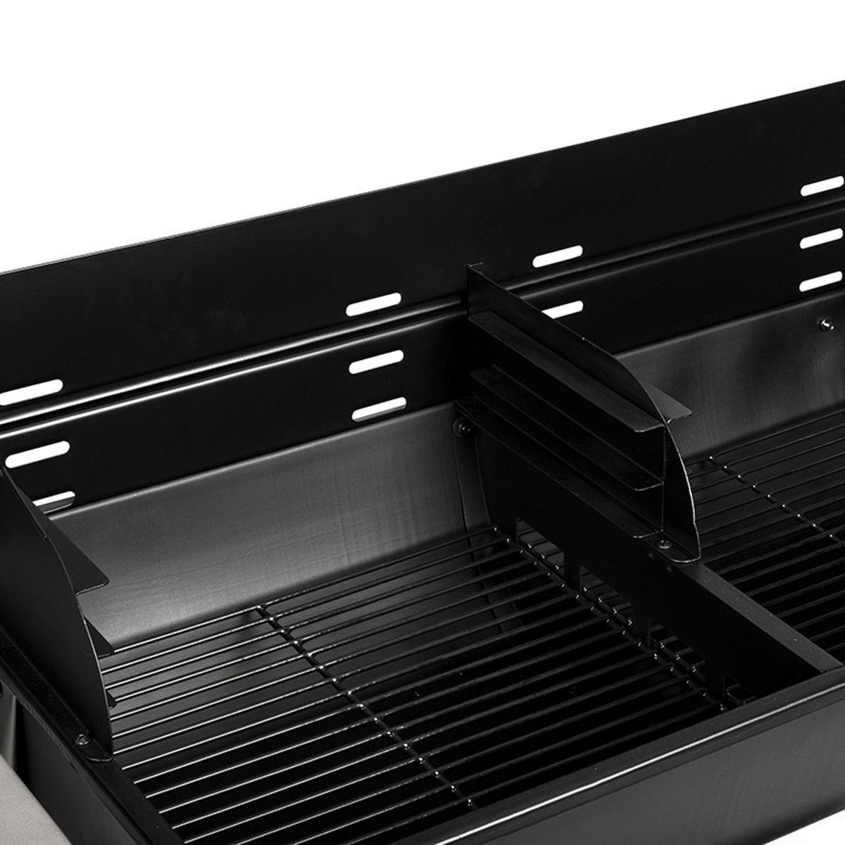 HOLZKOHLEGRILL Malaga Schwarz - Schwarz, Metall (53/94/133cm) - Somagic