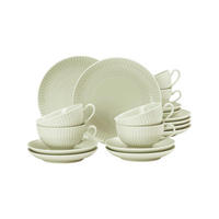 TEESERVICE Amina Seladon 18er Set - Grün, Keramik (1/1/1cm) - Seltmann Weiden