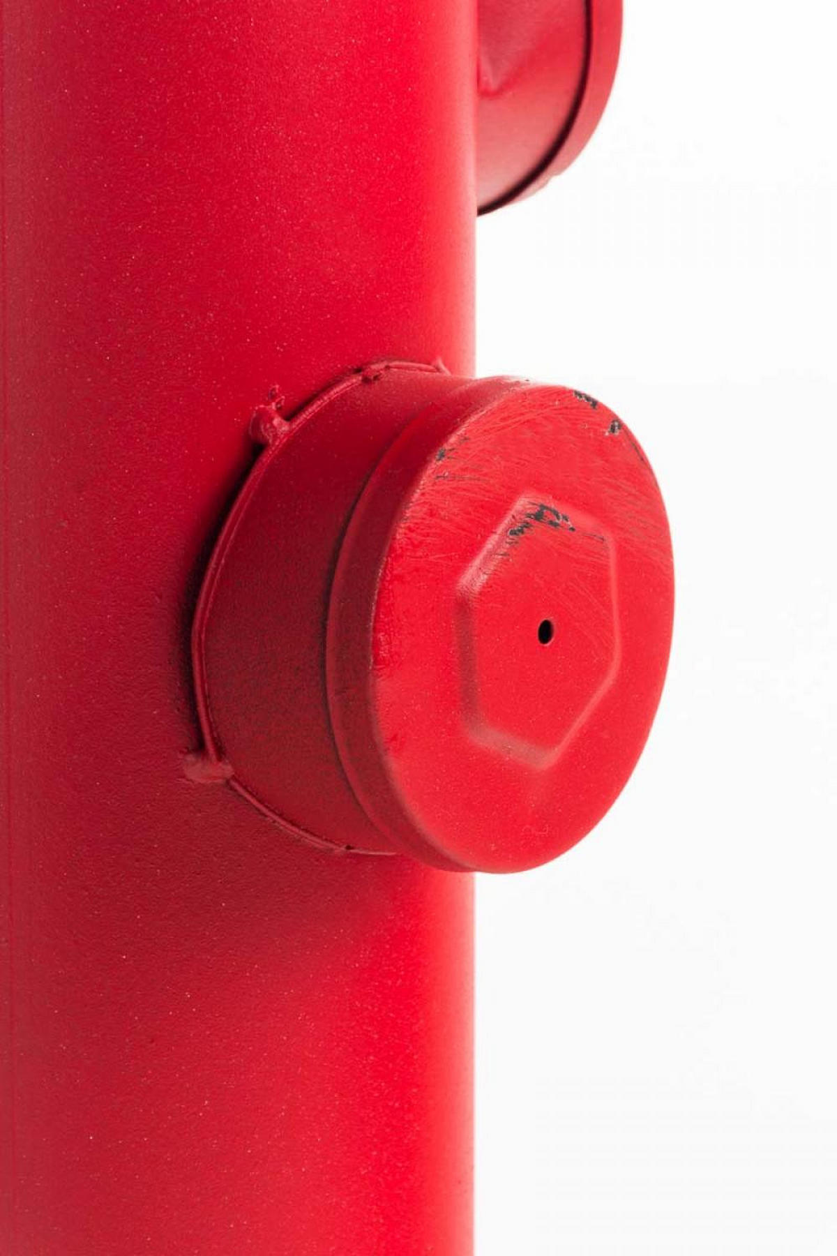 BARTISCH rund 54 cm Metall rot - Rot, Metall (54/91/54cm) - CLP