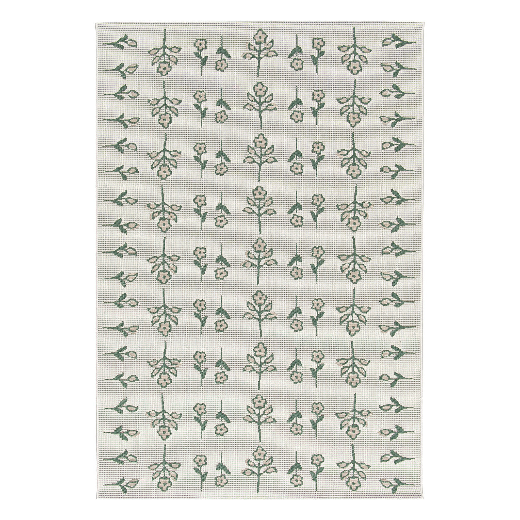 DESIGN Teppich für Innen und Außen grün - Grün, Textil (160/213cm) - AFK Living