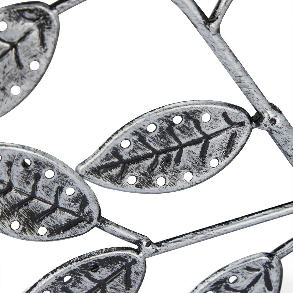 SCHMUCKBAUM - Silberfarben, Metall (31/31/8.5cm) - Relaxdays