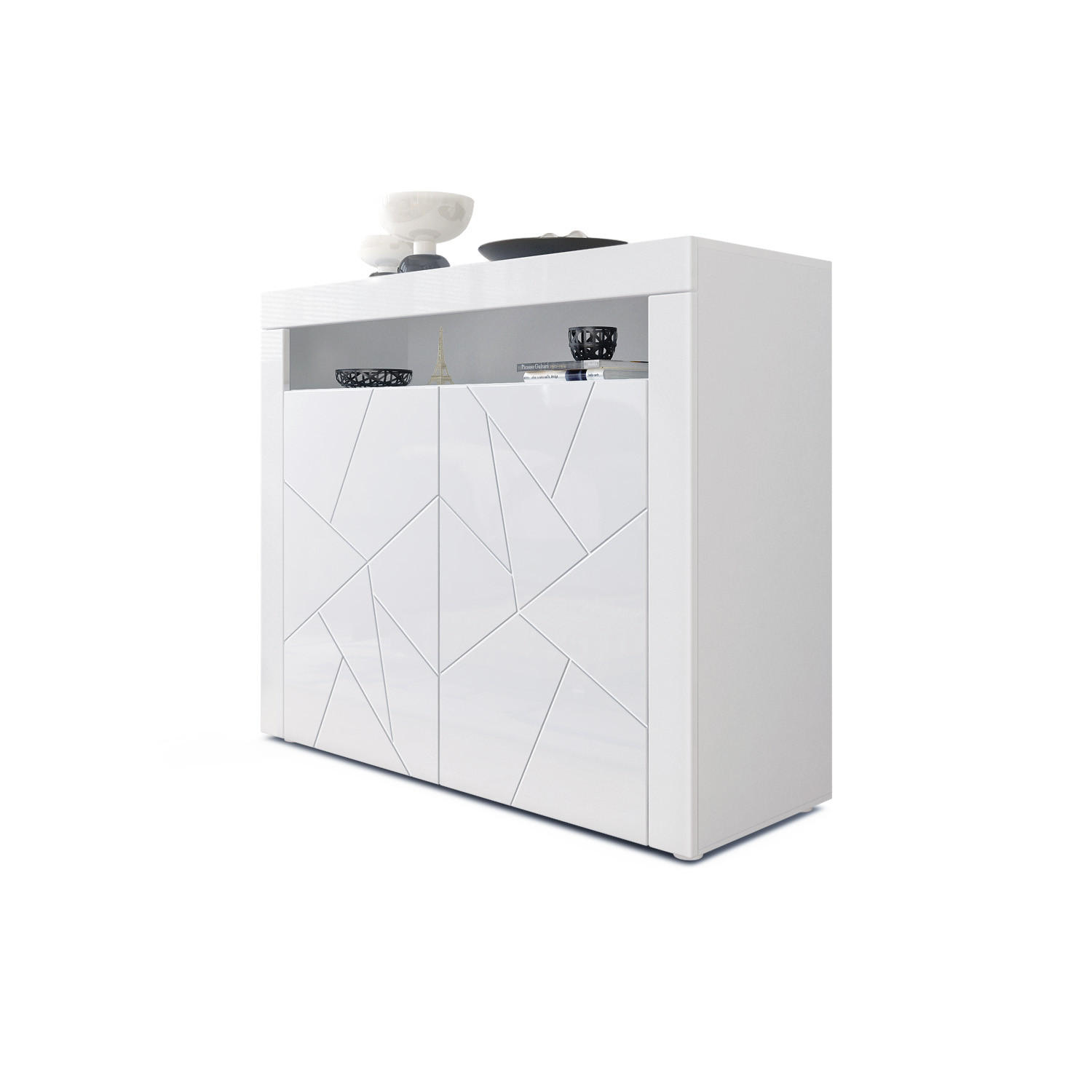 Vladon Sideboard Opal 155x46x40 cm