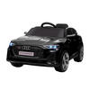 KINDER ELEKTROAUTO, Schwarz/Rot/Weiß, Kunststoff+ Stahl - Schwarz, Metall (108/60/47cm) - HOMCOM