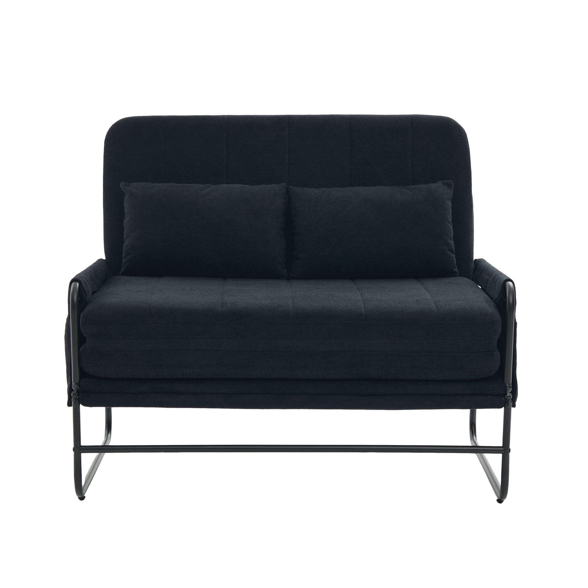 ComfortXL Schlafsofa Schwarz 104x92x85 cm