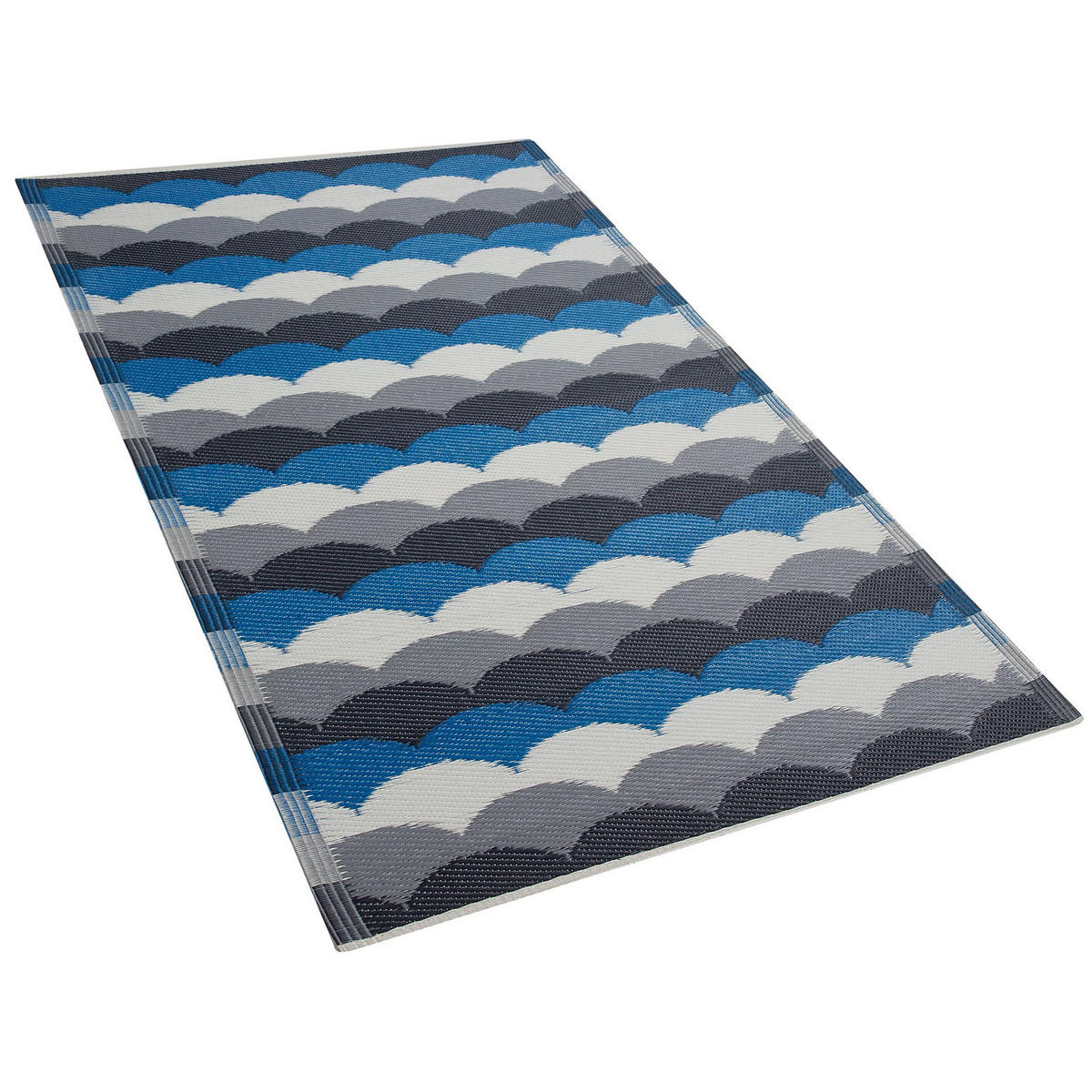 OUTDOOR-TEPPICH Bellary 180/90 cm - Multicolor, Kunststoff (90/180cm) - Beliani