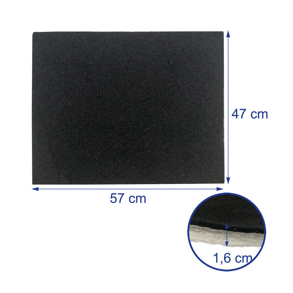 Thumbnail - Relaxdays Dunstabzugshaube, Mehrfarbig, Kunststoff, Textil, 47x1.6x57 cm, Küchen, Küchenelektrogeräte, Dunstabzugshauben