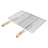 GRILLROST - Silberfarben, Metall (34/54cm) - BBQ Boss