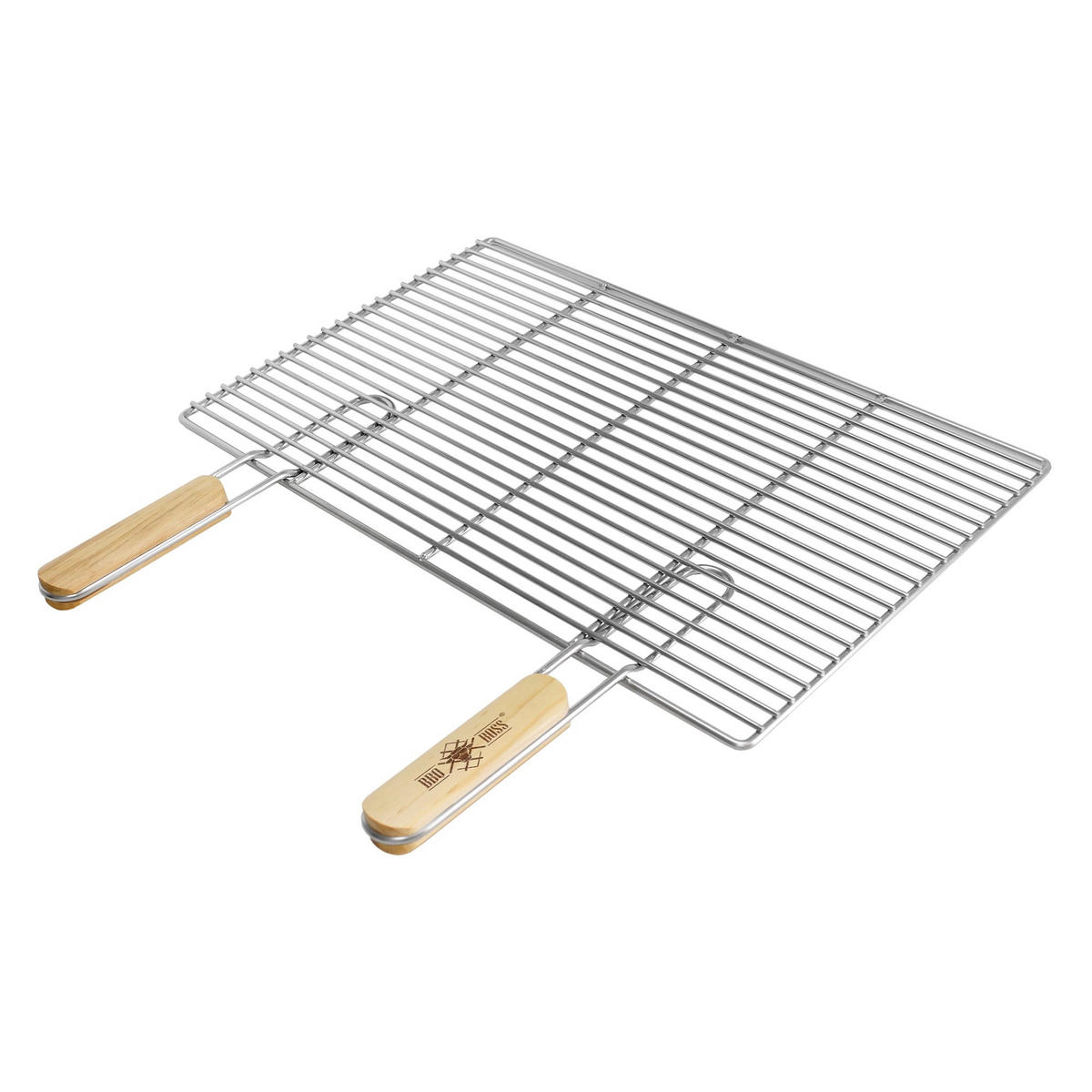 GRILLROST - Silberfarben, Metall (34/54cm) - BBQ Boss